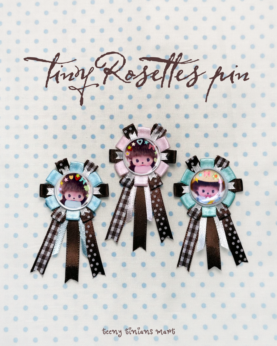 tiny rosettes pin