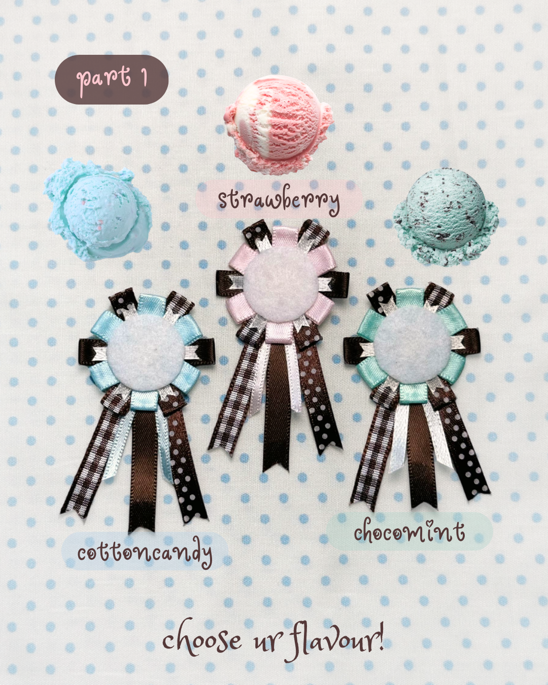 tiny rosettes pin