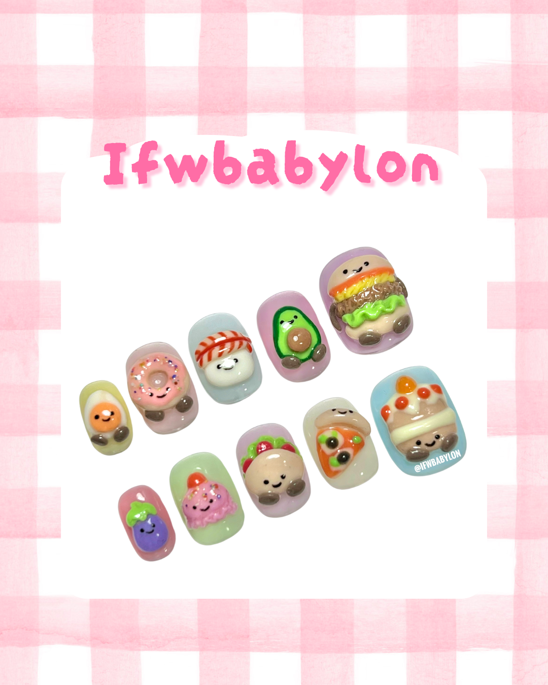 JellyCats 3D Press On Nails