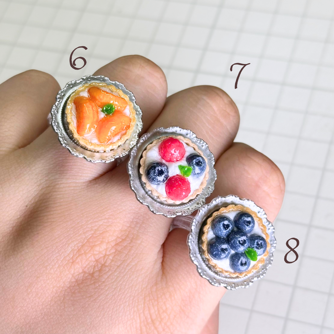 sweets deco fruit tart rings