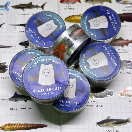 Under the sea - sticker roll