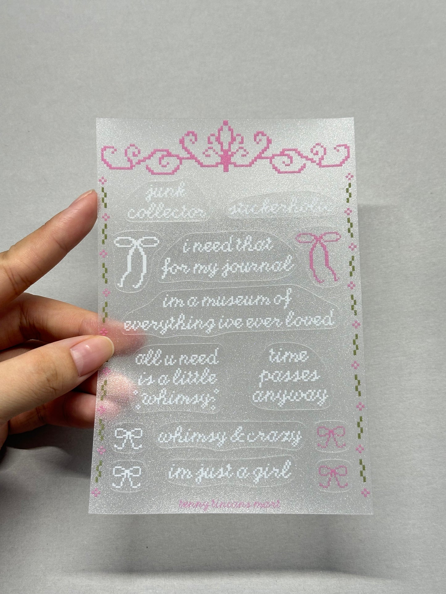 whimsy sticker sheet!