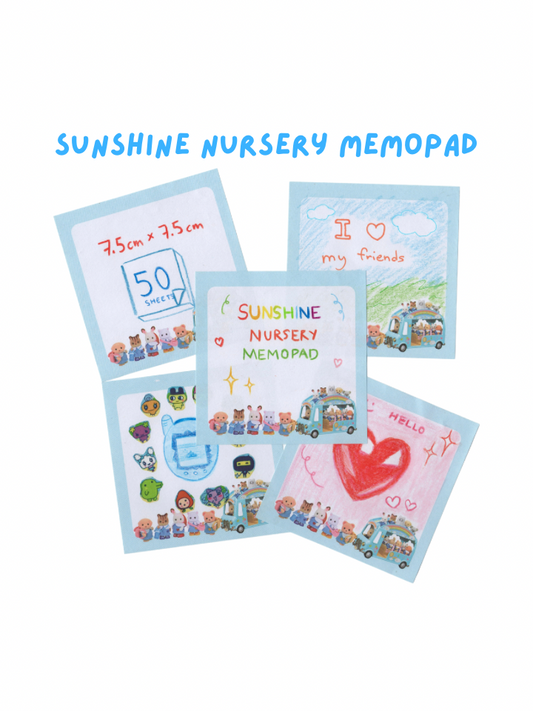 Sunshine nursery memopad