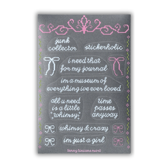 whimsy sticker sheet!